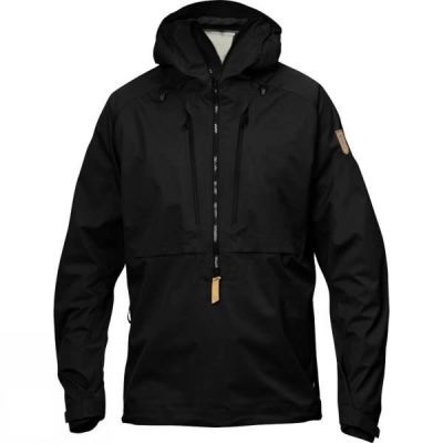 Anorak Fjallraven Keb Eco-Shell Hombre - Negras - Chile HOP645780